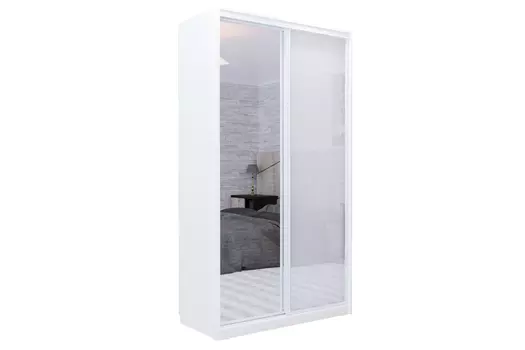 Шкаф-купе 2-дверный Blanc