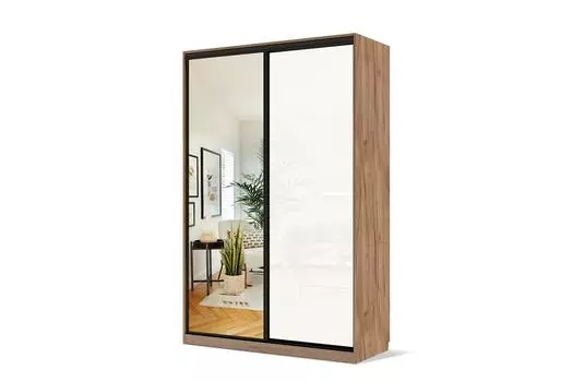 Шкаф-купе 2-дверный Blanc