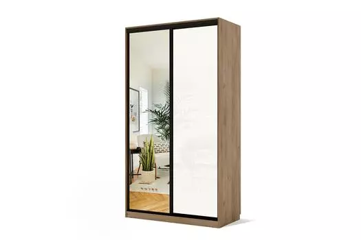 Шкаф-купе 2-дверный Blanc