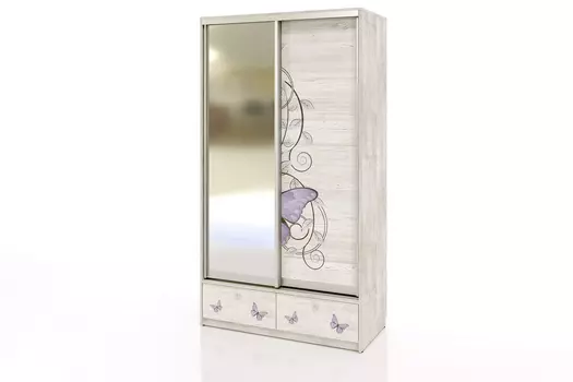 Шкаф-купе 2-дверный Леди