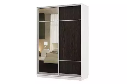 Шкаф-купе 2-дверный Практик 02