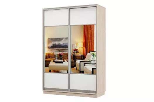 Шкаф-купе 2-дверный Практик 02