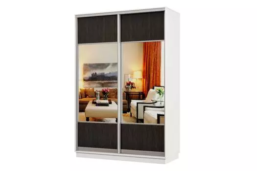 Шкаф-купе 2-дверный Практик 02