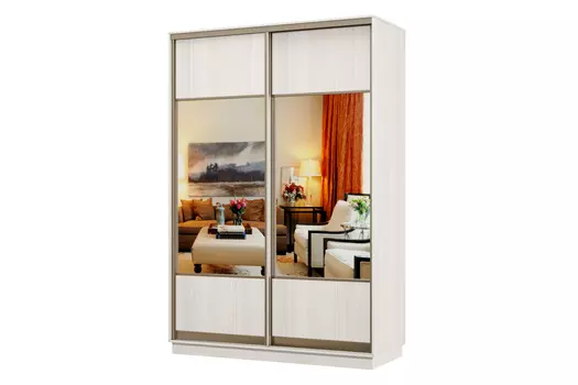 Шкаф-купе 2-дверный Практик 02