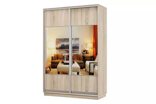 Шкаф-купе 2-дверный Практик 02