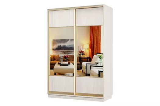 Шкаф-купе 2-дверный Практик 04