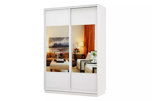 Шкаф-купе 2-дверный Практик 04