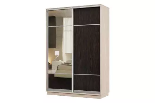 Шкаф-купе 2-дверный Практик 10