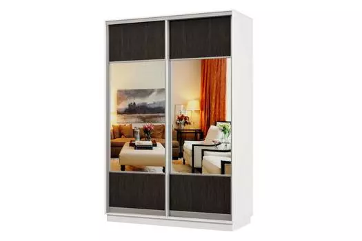 Шкаф-купе 2-дверный Практик 12