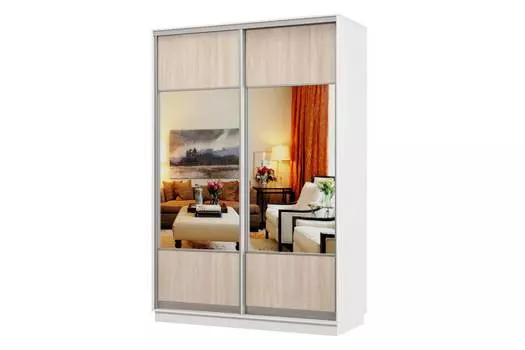 Шкаф-купе 2-дверный Практик 12