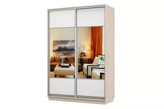 Шкаф-купе 2-дверный Практик 12