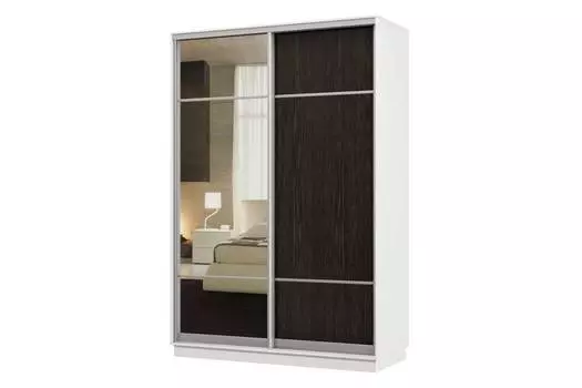 Шкаф-купе 2-дверный Практик 12