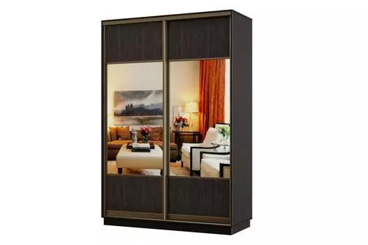 Шкаф-купе 2-дверный Практик 12