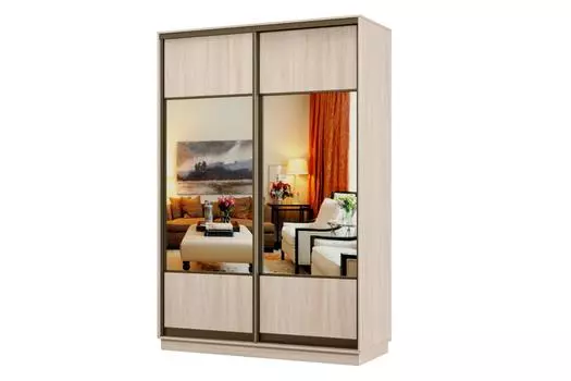 Шкаф-купе 2-дверный Практик 12