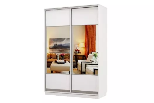 Шкаф-купе 2-дверный Практик