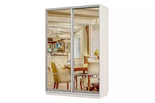 Шкаф-купе 2-дверный Практик