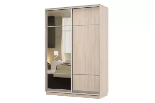 Шкаф-купе 2-дверный Практик