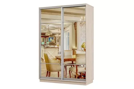 Шкаф-купе 2-дверный Практик