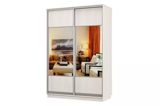 Шкаф-купе 2-дверный Практик