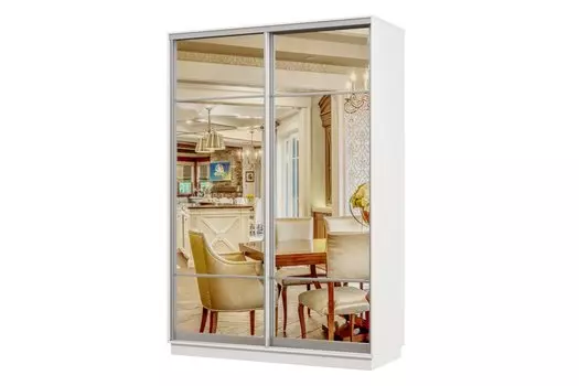 Шкаф-купе 2-дверный Практик