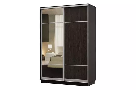 Шкаф-купе 2-дверный Практик