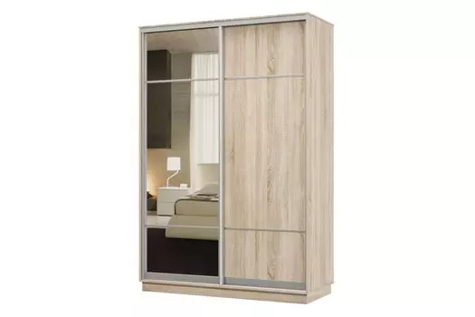 Шкаф-купе 2-дверный Практик