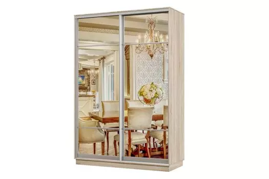 Шкаф-купе 2-дверный Практик