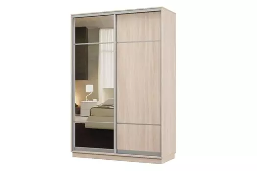 Шкаф-купе 2-дверный Практик