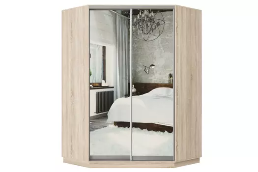 Шкаф-купе 2-дверный Практик 71