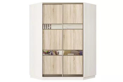 Шкаф-купе 2-дверный Практик 71