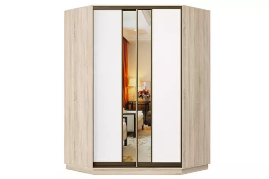 Шкаф-купе 2-дверный Практик 71