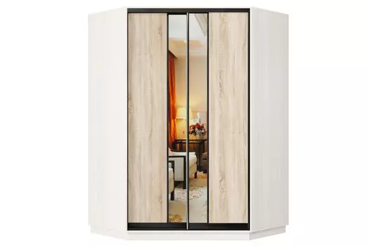 Шкаф-купе 2-дверный Практик 71