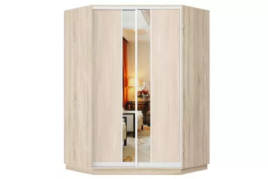 Шкаф-купе 2-дверный Практик 71