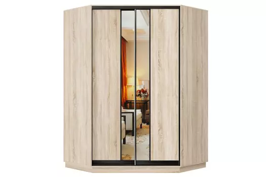 Шкаф-купе 2-дверный Практик 71