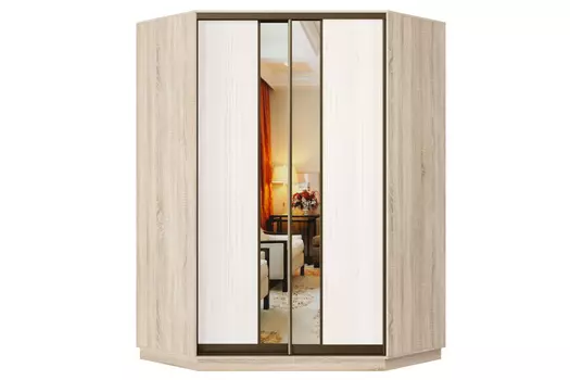 Шкаф-купе 2-дверный Практик 71