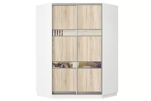 Шкаф-купе 2-дверный Практик 71