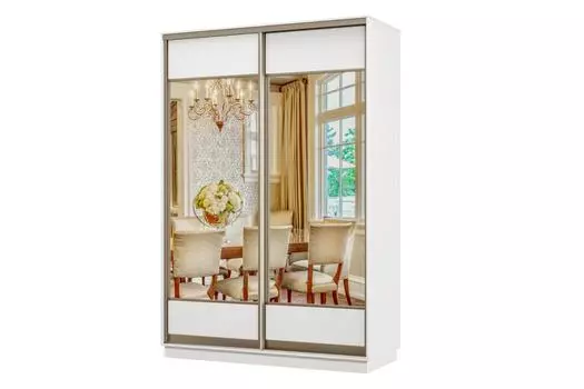 Шкаф-купе 2-дверный Практик МИНИ