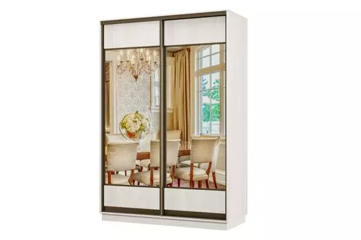 Шкаф-купе 2-дверный Практик МИНИ