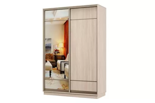 Шкаф-купе 2-дверный Практик МИНИ