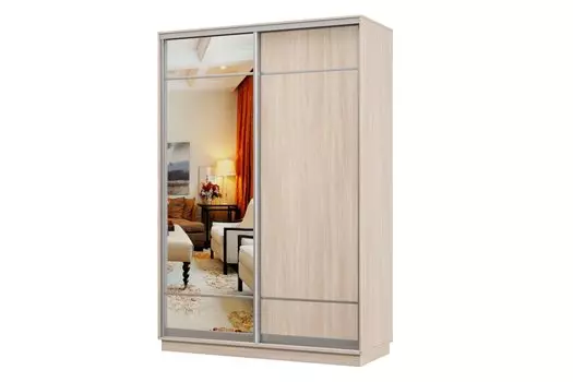 Шкаф-купе 2-дверный Практик МИНИ