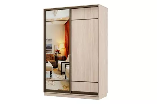 Шкаф-купе 2-дверный Практик МИНИ