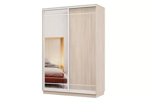 Шкаф-купе 2-дверный Практик МИНИ