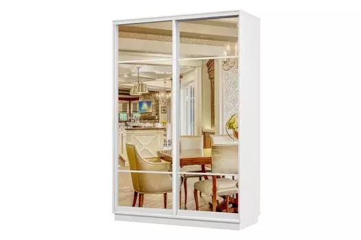 Шкаф-купе 2-дверный Практик Мини