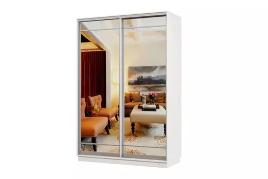 Шкаф-купе 2-дверный Практик Мини