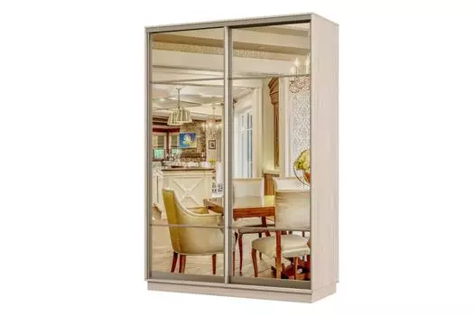 Шкаф-купе 2-дверный Практик Мини