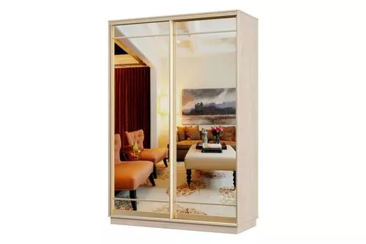 Шкаф-купе 2-дверный Практик Мини