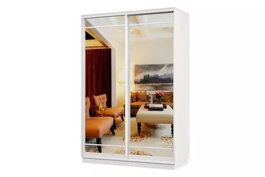 Шкаф-купе 2-дверный Практик Мини