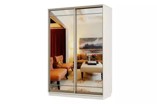 Шкаф-купе 2-дверный Практик Мини