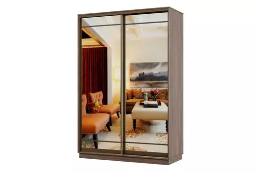 Шкаф-купе 2-дверный Практик Мини