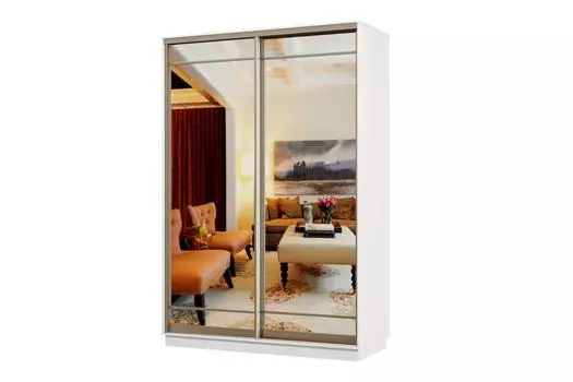 Шкаф-купе 2-дверный Практик Мини